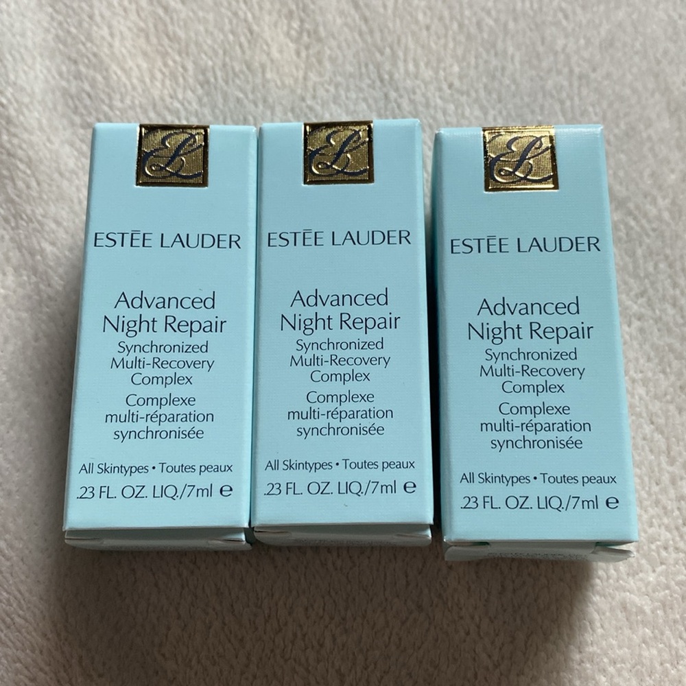 BNIB Easter Lauder Advanced Night Repair mini bottles 3 x 7ml